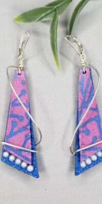 REV6-Reversible Silkscreen Earrings