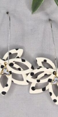 KIN50-Kinetic Lotus Earrings
