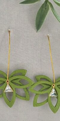 KIN51-Kinetic Lotus Earrings